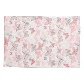 Housse D'oreillers Coque coussin floral (Dos)