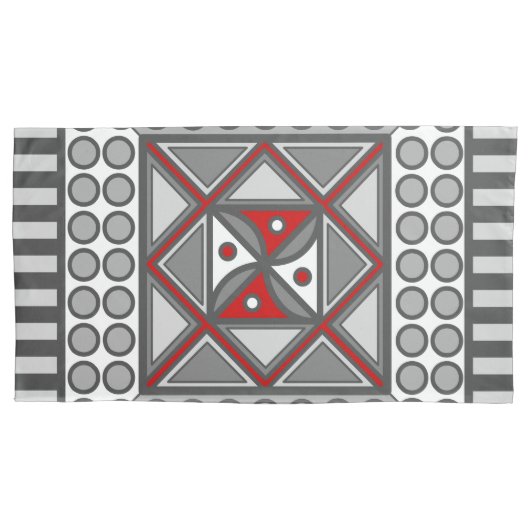 Housse D'oreillers Coque Coussin géométrique alternatif (devant)