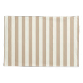 Housse D'oreillers Coque coussin Gris blanc et beige (Dos)