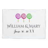 Housse D'oreillers Coque Coussin Lollipops tordus (Dos)