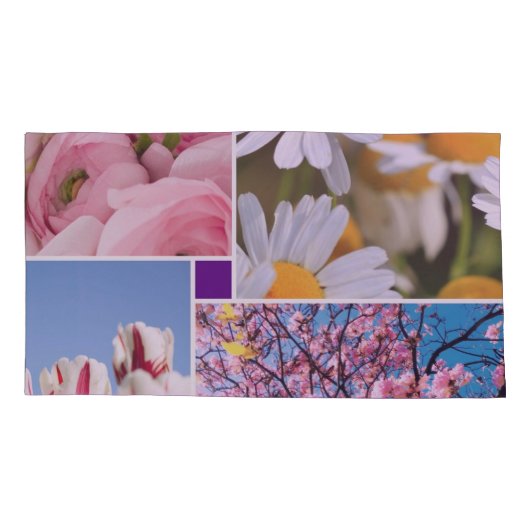 Housse D'oreillers Coque Coussin Love Blooms (Dos-gauche)