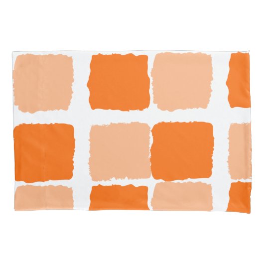 Housse D'oreillers Coque coussin Orange Abstrait (devant)