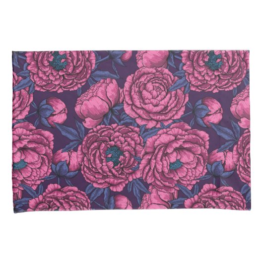 Housse D'oreillers Coque Coussin Peonies (devant-Droit)