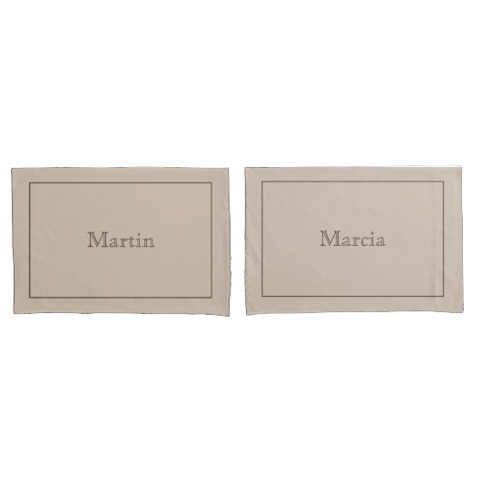 Housse D'oreillers Coque coussin personnalisé (devant-Set)