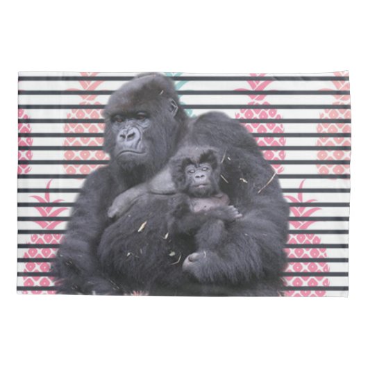 Housse D'oreillers Coque coussin Pineapple Gorilla (Dos)