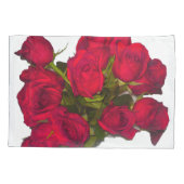 Housse D'oreillers Coque Coussin Red Roses (Dos)