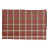 Housse D'oreillers Coque Coussin Red Tartan (Dos)