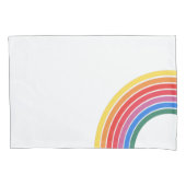 Housse D'oreillers Coque Coussin rétro Rainbow (devant-gauche)