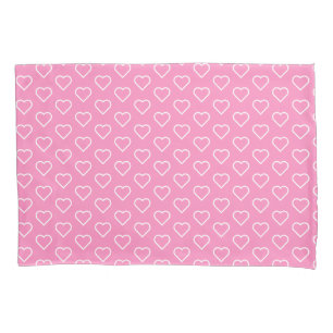 Housse D'oreillers Coque Coussin rose avec Coeur ou Choisir la couleu