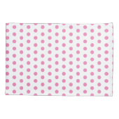 Housse D'oreillers Coque Coussin rose avec points - Choisir les coule (Dos)