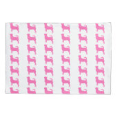 Housse D'oreillers Coque Coussin rose Chihuahua (Dos)