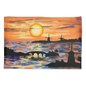 Housse D'oreillers Coque Coussin Sea Sunrise (Dos)
