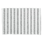 Housse D'oreillers Coque coussin Silver & White Stripe (devant)