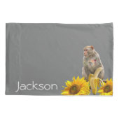 Housse D'oreillers Coque Coussin singe (Dos)