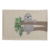 Housse D'oreillers Coque Coussin Sloth (Dos)