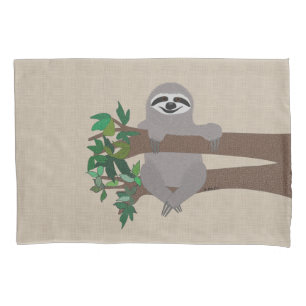 Housse D'oreillers Coque Coussin Sloth