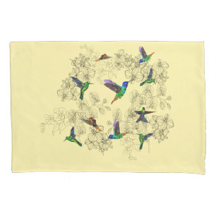 Housse D'oreillers Coque Coussin Spring Birds - Couleurs personnalisé