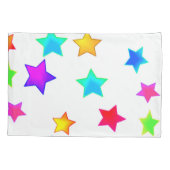 Housse D'oreillers Coque Coussin Stars de couleur (Dos)