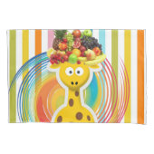 Housse D'oreillers Coque coussin Stripe Giraffe Fruit (devant)