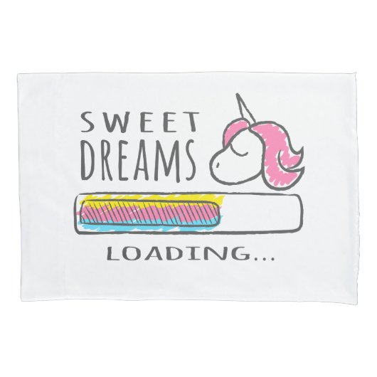 Housse D'oreillers Coque Coussin Unicorn (devant)