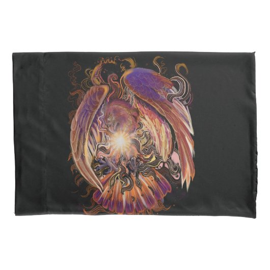 Housse D'oreillers Coque de Coussin de faucon solaire (devant)