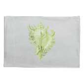 Housse D'oreillers Coque de Coussin Green Conch Shell (Dos)