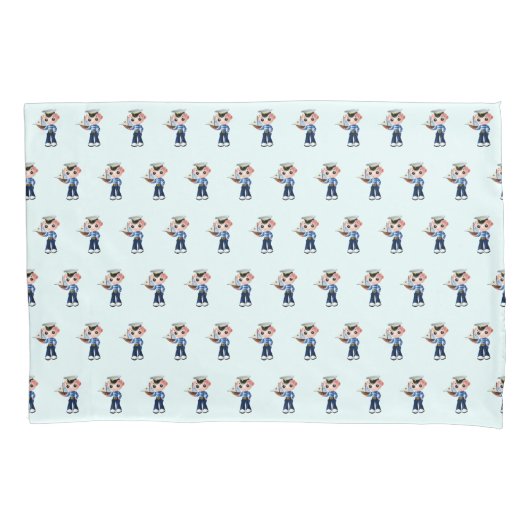 Housse D'oreillers Coque de Coussin Little Sailor (devant)