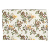 Housse D'oreillers Coque de Motif de Rose Brown rustique (devant)
