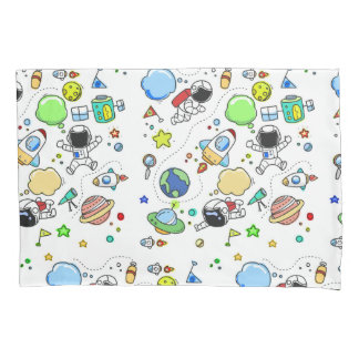 Housse D'oreillers Coque de thème Coussin d'espace de dessin animé