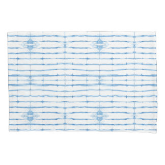 Housse D'oreillers Coque du Coussin de la ligne bleue de Shibori Tie