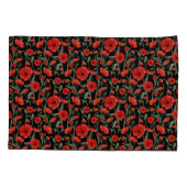 Housse D'oreillers Coquelicot rouge (Dos)