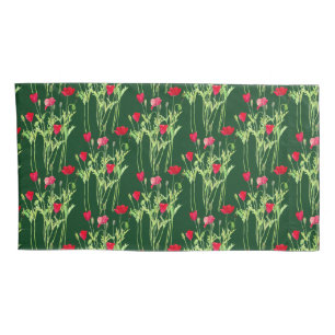 Housse D'oreillers Coquelicots été prairie, fleurs sauvages