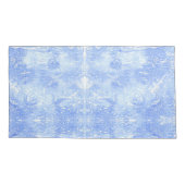 Housse D'oreillers Coques Coussins Abstraits bleu clair et blanc (Dos-gauche)