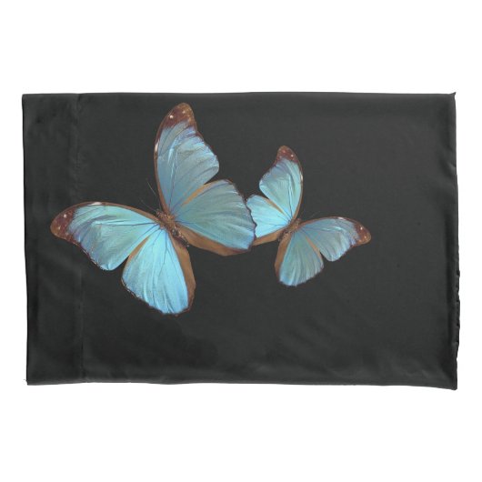 Housse D'oreillers Coques Coussins Blue Fly (devant-gauche)