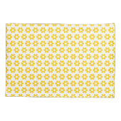 Housse D'oreillers Coques coussins - Florets Jaunes (Dos-gauche)