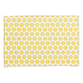 Housse D'oreillers Coques coussins - Florets Jaunes (devant-Droit)