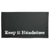 Housse D'oreillers Coques coussins le garder beau noir (devant)