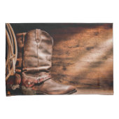 Housse D'oreillers Coques Coussins personnalisés Bottes Cowboy Barn W (devant-Droit)