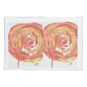 Housse D'oreillers Coques roses (Dos-gauche)
