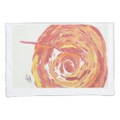 Housse D'oreillers Coques roses (devant-Droit)