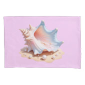 Housse D'oreillers coquille de conque (devant-gauche)