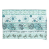 Housse D'oreillers Coquilles côtières Crabes Starfish Bohème (devant-gauche)