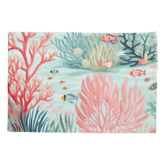 Housse D'oreillers Corail Reef (Dos)