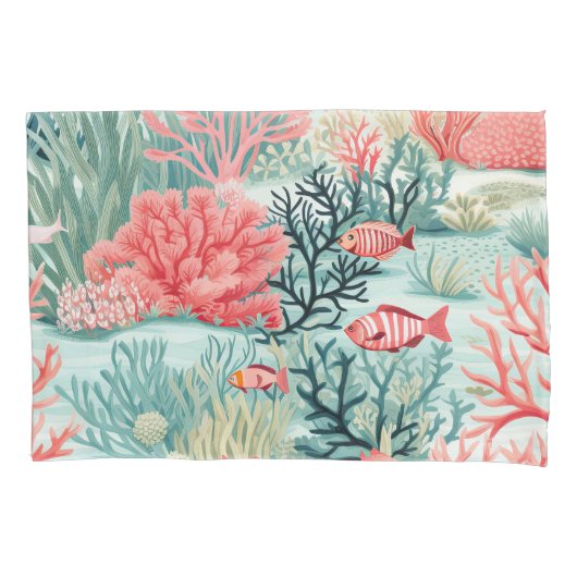Housse D'oreillers Corail Reef (devant)