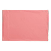 Housse D'oreillers Coral rose monogramme (Dos)