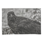 Housse D'oreillers Corbeau P9239 (devant-Droit)