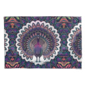 Housse D'oreillers Cosmic Peacock Mandala (devant-gauche)