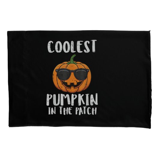 Housse D'oreillers Costume Patch Citrouille Le Plus Cool Halloween Ho (devant)
