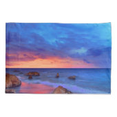 Housse D'oreillers Coucher de soleil de la mer tropicale (Dos)