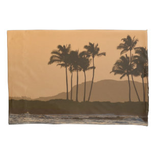 Housse D'oreillers Coucher de soleil de l'océan de Kauai